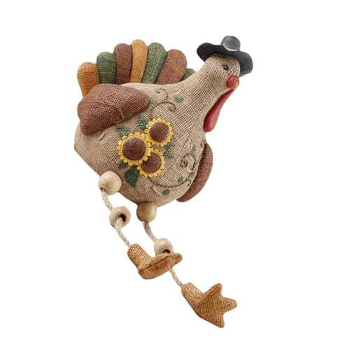 Thanksgiving-Truthahn, Herbstvogelstatue, Dekoration für drinnen und draußen, handgefertigte Tischdekoration Thanksgiving-Truthahn, Herbstvogelstatue, Dekoration für drinnen und draußen, handgefertigte Tischdekoration von Psdndeww