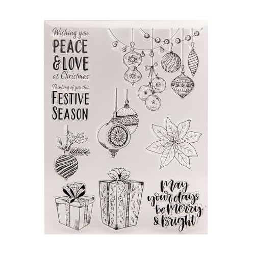 Transparente Silikon-Stempel mit Weihnachtsmotiv für Kartenherstellung, Scrapbooking, Prägung, Basteln, Album, Gummidichtungsstempel, Dekoration Transparente Silikon-Stempel mit Weihnachtsmotiv für Kartenherstellung, Scrapbooking, Prägung, Basteln, Album, Gummidichtungsstempel, Dekoration von Psdndeww