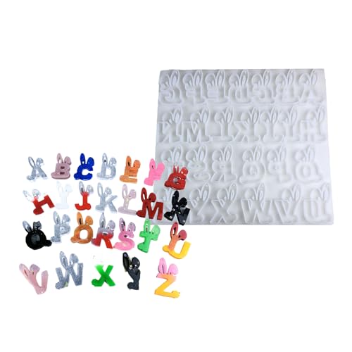 Wiederverwendbare Silikonform für einzigartige Buchstabenanhänger, geeignet für Heimdekoration und pädagogische Aktivitäten Wiederverwendbare Silikonform für einzigartige Buchstabenanhänger, geeignet für Heimdekoration und pädagogische Aktivitäten von Psdndeww