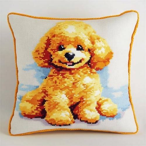 Pskgbxmu Gestempeltes Kreuzstich Kissen 45x45cm Teddybär DIY Kissen Stickerei Set für kreative Inneneinrichtung Handarbeitsset für erwachsene Anfänger Pskgbxmu Gestempeltes Kreuzstich Kissen 45x45cm Teddybär DIY Kissen Stickerei Set für kreative Inneneinrichtung Handarbeitsset für erwachsene Anfänger von Pskgbxmu
