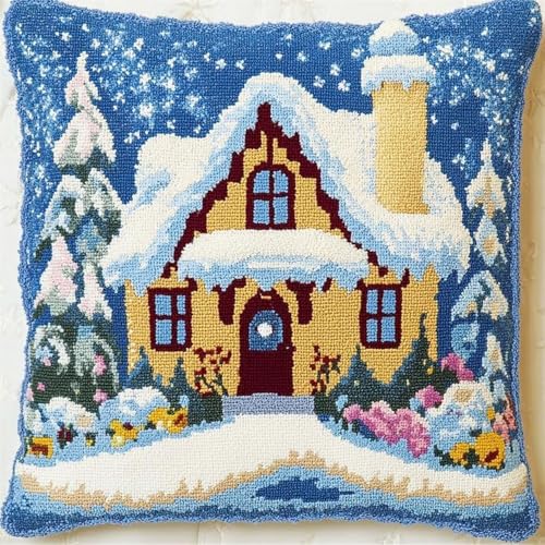 Pskgbxmu Kreuzstickpackung Gestempelte Stick-Kissenbezüge Iglu DIY Gebastelt Kissenbezug ohne Kissenkern für kreative Inneneinrichtung Handarbeitsset 45x45cm Pskgbxmu Kreuzstickpackung Gestempelte Stick-Kissenbezüge Iglu DIY Gebastelt Kissenbezug ohne Kissenkern für kreative Inneneinrichtung Handarbeitsset 45x45cm von Pskgbxmu