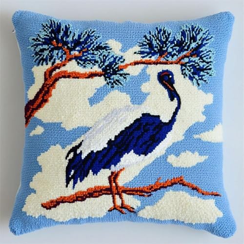 Pskgbxmu Kreuzstickpackung Gestempelte Stick-Kissenbezüge Tiervogel DIY Gebastelt Kissenbezug ohne Kissenkern für kreative Inneneinrichtung Handarbeitsset 45x45cm Pskgbxmu Kreuzstickpackung Gestempelte Stick-Kissenbezüge Tiervogel DIY Gebastelt Kissenbezug ohne Kissenkern für kreative Inneneinrichtung Handarbeitsset 45x45cm von Pskgbxmu