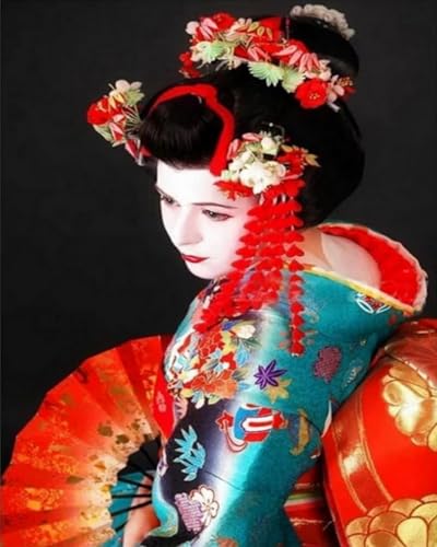 Pskgbxmu Vorgedruckt Kreuzstich Set Kimono-Geisha DIY Stickvorlagen 11CT Stickbilder Zum Sticken Starter Set FüR Erwachsene Kinder AnfäNger - 40×50cm Pskgbxmu Vorgedruckt Kreuzstich Set Kimono-Geisha DIY Stickvorlagen 11CT Stickbilder Zum Sticken Starter Set FüR Erwachsene Kinder AnfäNger - 40×50cm von Pskgbxmu