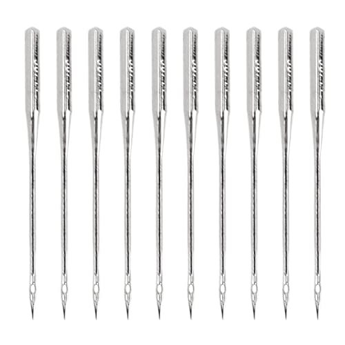 100 Stück Nähmaschinennadeln Universal Nähmaschinennadel Metall Nähmaschinennadel Haushalt Altmodische Nähmaschinennadel für Nähmaschine(HAx1 90/14) von Pssopp
