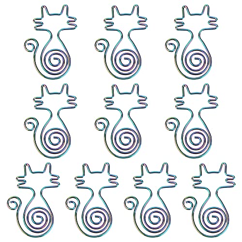 10Pcs Dekorative Papier-Katzenklammern Büroklammern Tier Büroklammern mit Aufbewahrungsbox für Büro-Notizbücher Sammelalben Kalendermarken 10Pcs Dekorative Papier-Katzenklammern Büroklammern Tier Büroklammern mit Aufbewahrungsbox für Büro-Notizbücher Sammelalben Kalendermarken von Pssopp