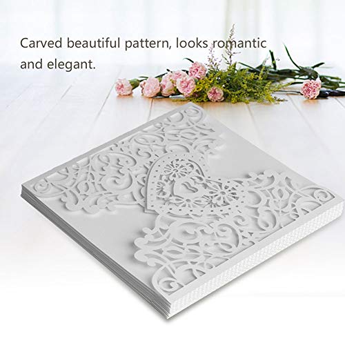 10pcs Cut-Einladungskarten, Leere Innenblätter, High-End-Design European Geschnitzte Hochzeitseinladungskarten mit Vielseitiger Verwendung, Unvergessliche Erinnerungen für Besondere Veranstaltungen 10pcs Cut-Einladungskarten, Leere Innenblätter, High-End-Design European Geschnitzte Hochzeitseinladungskarten mit Vielseitiger Verwendung, Unvergessliche Erinnerungen für Besondere Veranstaltungen von Pssopp