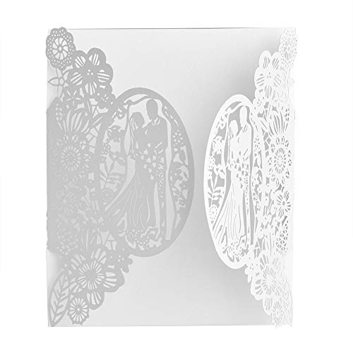 10pcs Cut-Einladungskarten, Leere Innenblätter, High-End-Design European Geschnitzte Hochzeitseinladungskarten mit Vielseitiger Verwendung, Unvergessliche Erinnerungen für Besondere Veranstaltungen 10pcs Cut-Einladungskarten, Leere Innenblätter, High-End-Design European Geschnitzte Hochzeitseinladungskarten mit Vielseitiger Verwendung, Unvergessliche Erinnerungen für Besondere Veranstaltungen von Pssopp