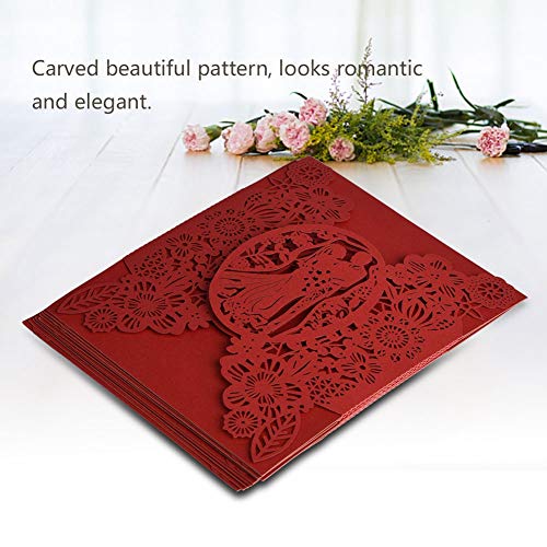 10pcs Cut-Einladungskarten, Leere Innenblätter, High-End-Design European Geschnitzte Hochzeitseinladungskarten mit Vielseitiger Verwendung, Unvergessliche Erinnerungen für Besondere Veranstaltungen 10pcs Cut-Einladungskarten, Leere Innenblätter, High-End-Design European Geschnitzte Hochzeitseinladungskarten mit Vielseitiger Verwendung, Unvergessliche Erinnerungen für Besondere Veranstaltungen von Pssopp