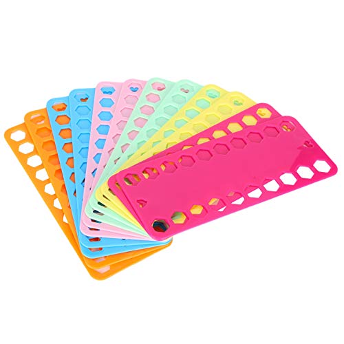 12 Stück Stickgarn Organizer, Kreuzstich Fäden Organizer, 20 Löcher Farbe Plastikseide Spule, Fäden Organizer Wickler 12 Stück Stickgarn Organizer, Kreuzstich Fäden Organizer, 20 Löcher Farbe Plastikseide Spule, Fäden Organizer Wickler von Pssopp