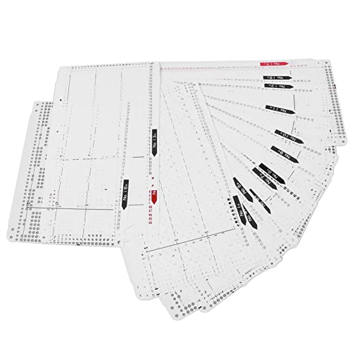 20 Muster Strickmaschinen -Punchkarte, Ersatz, Professionelles Design, Strenge Qualitätskontrolle, Genau und Weich, für KH860 KH868 KH891 KH892 KH893 mit Kunststoffmaterial 20 Muster Strickmaschinen -Punchkarte, Ersatz, Professionelles Design, Strenge Qualitätskontrolle, Genau und Weich, für KH860 KH868 KH891 KH892 KH893 mit Kunststoffmaterial von Pssopp