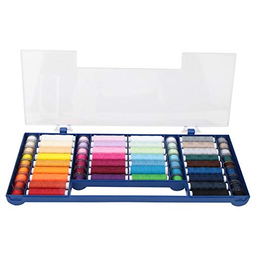 32 Farben Nähset DIY Nähzubehör Stickerei Nähgarne mit Aufbewahrungsbox für DIY Handwerk Anfänger Erwachsene Kinder Notfall Sommer Camper Reisen und Zuhause von Pssopp