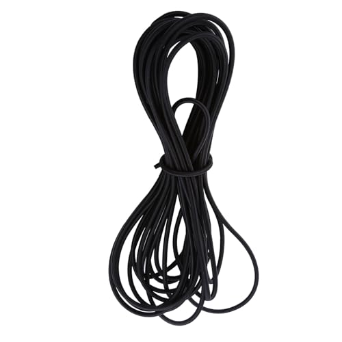 5 Mm 10 M Schwarzes Elastisches Kabel, Leicht zu Schneiden und zu Binden, Guter Abrieb, Polypropylenfaser -Bungee -Schnur für Zelte, Strandschirme, Handtaschen (5mm 10m) von Pssopp