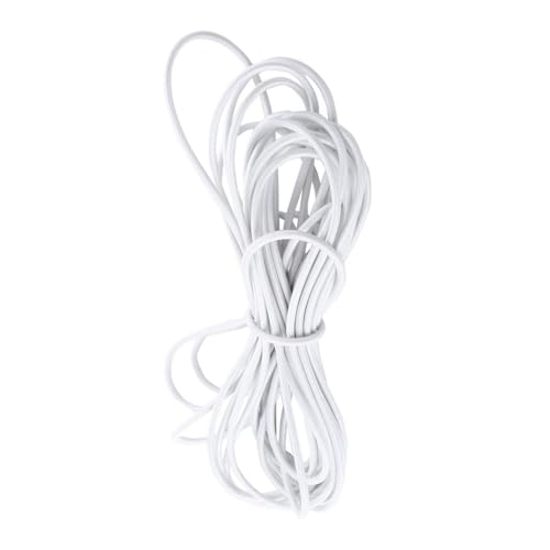 5 Mm 10 M Schwarzes Elastisches Kabel, Leicht zu Schneiden und zu Binden, Guter Abrieb, Polypropylenfaser -Bungee -Schnur für Zelte, Strandschirme, Handtaschen (5mm 10m) von Pssopp