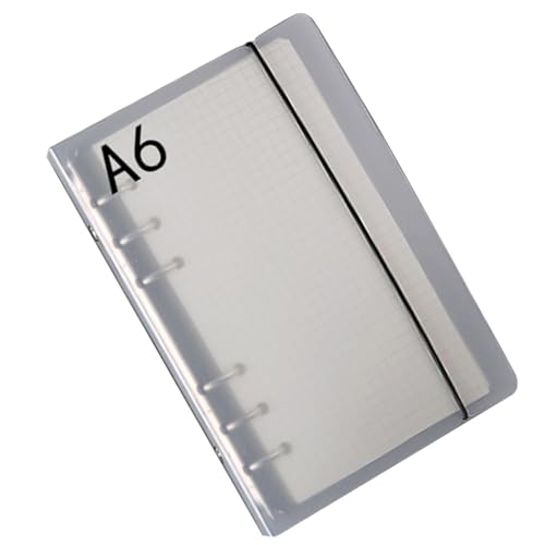 A6 Clear Handbooks, Transparenter Ordner mit Clips, Vielseitig (A6) von Pssopp