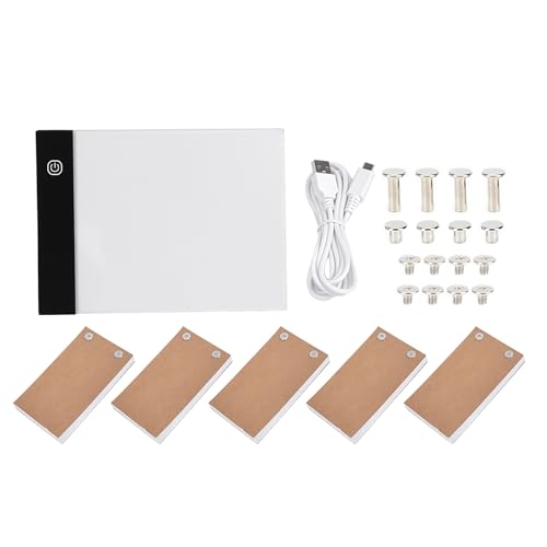 Blankes Flip -Buch -Kit, USB Powered A6 LED Light Box für die Verfolgung von Zeichnungsanimationen mit 5 -pcs -Bindungsschrauben, Ideal für die Erstellung von Cartoon. Handscheibegröße 5.1 X 3.3in, Blankes Flip -Buch -Kit, USB Powered A6 LED Light Box für die Verfolgung von Zeichnungsanimationen mit 5 -pcs -Bindungsschrauben, Ideal für die Erstellung von Cartoon. Handscheibegröße 5.1 X 3.3in, von Pssopp