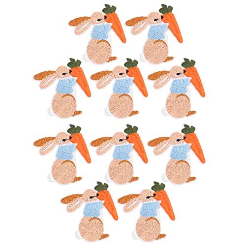 Bügeleisen auf Flecken, Hasenmuster Ostern Thema Nähen Anwendung für Bekleidungsjacken Schuhe Taschen, Making Scrapbooks und Andere Arbeiten Bügeleisen auf Flecken, Hasenmuster Ostern Thema Nähen Anwendung für Bekleidungsjacken Schuhe Taschen, Making Scrapbooks und Andere Arbeiten von Pssopp