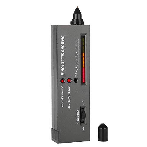 Diamond Tester Tool, LED -Audio -Detektor Selektor Tragbares Schmuck Edelstein Präzisions Tool mit PU Hülle für Lose Steine Diamond Tester Tool, LED -Audio -Detektor Selektor Tragbares Schmuck Edelstein Präzisions Tool mit PU Hülle für Lose Steine von Pssopp
