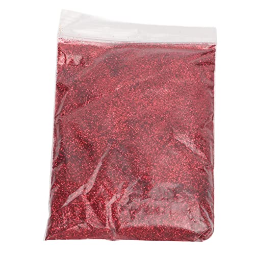 Feine Glitter Craft Glitter Glitzerpuder Bunte Glitzerpuder Glitzer Pulver zum Basteln und Verzieren von Karten für Dekoration Karten Papier Nagelkunst(rot) von Pssopp