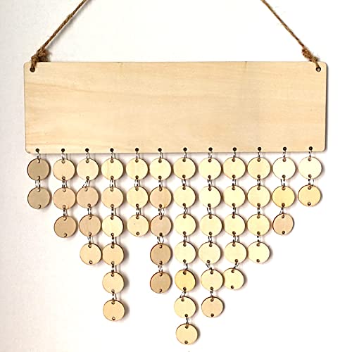 Holz-Geburtstagserinnerung, DIY-Wanddekorationstafel, Heimdekoration, Handgefertigt aus Naturholz, Wandkalender Zum Aufhängen, DIY-Funktion, Holz-Geburtstagserinnerung, DIY-Wanddekorationstafel, Heimdekoration, Handgefertigt aus Naturholz, Wandkalender Zum Aufhängen, DIY-Funktion, von Pssopp