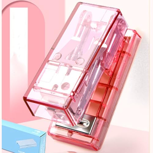 Kompakter Mini -Hefter, Ergonomisches Design, Material (PINK) von Pssopp