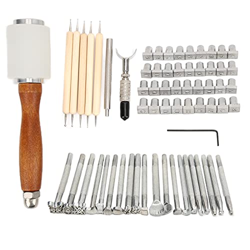 Leder Prägewerkzeuge Lederstanzwerkzeuge DIY Leder Prägestempel Set Punzierstempel Punziereisen Set Punzieren Hammer Leder Prägewerkzeuge Lederstanzwerkzeuge DIY Leder Prägestempel Set Punzierstempel Punziereisen Set Punzieren Hammer von Pssopp
