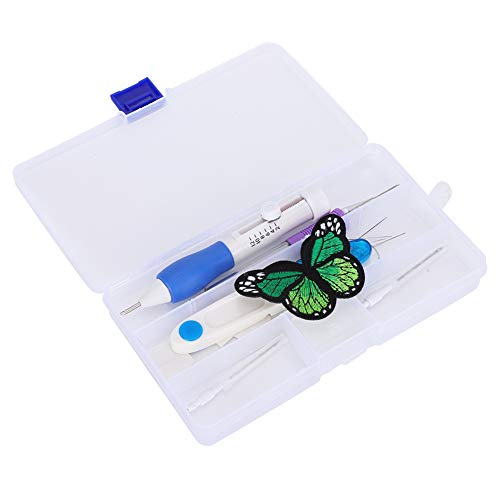 Magic Embroidery Pen Set, Stickstift Needle Pen Set, Stickstarter Kit Stickerei Stitching Craft Tool, Stickstift Stitching Craft Tool Set Magic Embroidery Pen Set, Stickstift Needle Pen Set, Stickstarter Kit Stickerei Stitching Craft Tool, Stickstift Stitching Craft Tool Set von Pssopp