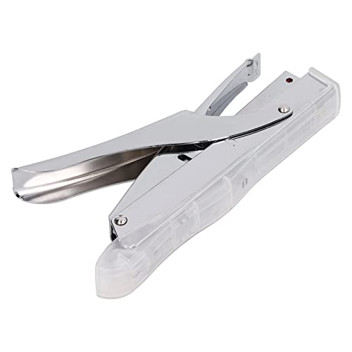 Metal Core Hand Gehaltenes Hefter, Ergonomischer Mini -Hefter mit 10 Blättern, Stilvollen Tragbaren für Office School Warehouse mit Plüschiger Elektronischer Spielzeug -Ferkel, Frosteded (Transparent) von Pssopp