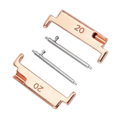 Metal Watch Band -Adapter, Leicht zu Schaltrigen Gurtstil, Premium -Metallqualität, Vielseitiges Design, Langlebiger Ersatz, Modisch und Funktional, 20 Mm Bis 22 Mm (1 Paar) von Pssopp