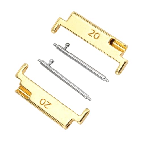 Metal Watch Band -Adapter, Leicht zu Schaltrigen Gurtstil, Premium -Metallqualität, Vielseitiges Design, Langlebiger Ersatz, Modisch und Funktional, 20 Mm Bis 22 Mm (1 Paar) von Pssopp