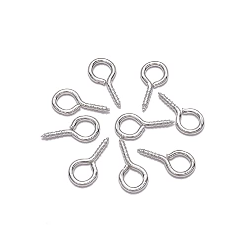 Multi Color Eye Hooks, 200 Stcs, Handgepoliertes Eisenschraubenzubehör für Verschiedene Handwerksprojekte, Nicht Verblüffende Wasserdichte Rostfeste mit Unterschiedlichen Farboptionen, Langlebig und Multi Color Eye Hooks, 200 Stcs, Handgepoliertes Eisenschraubenzubehör für Verschiedene Handwerksprojekte, Nicht Verblüffende Wasserdichte Rostfeste mit Unterschiedlichen Farboptionen, Langlebig und von Pssopp