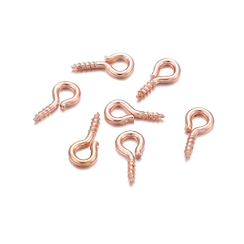 Multi Color Eye Hooks, 200 Stcs, Handgepoliertes Eisenschraubenzubehör für Verschiedene Handwerksprojekte, Nicht Verblüffende Wasserdichte Rostfeste mit Unterschiedlichen Farboptionen, Langlebig und Multi Color Eye Hooks, 200 Stcs, Handgepoliertes Eisenschraubenzubehör für Verschiedene Handwerksprojekte, Nicht Verblüffende Wasserdichte Rostfeste mit Unterschiedlichen Farboptionen, Langlebig und von Pssopp