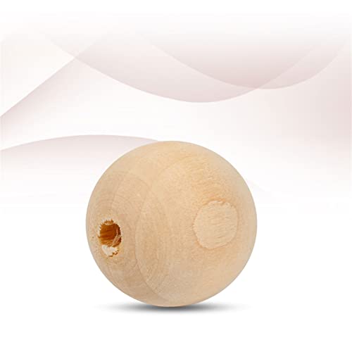 Natürliche Holzperlen 20 Mm Durchmesser mit 5 Mm Loch Zum Handwerk, 50 Packung, Einfach zu Bedienen, Handgefertigte Perfektion Natürliche Holzperlen 20 Mm Durchmesser mit 5 Mm Loch Zum Handwerk, 50 Packung, Einfach zu Bedienen, Handgefertigte Perfektion von Pssopp