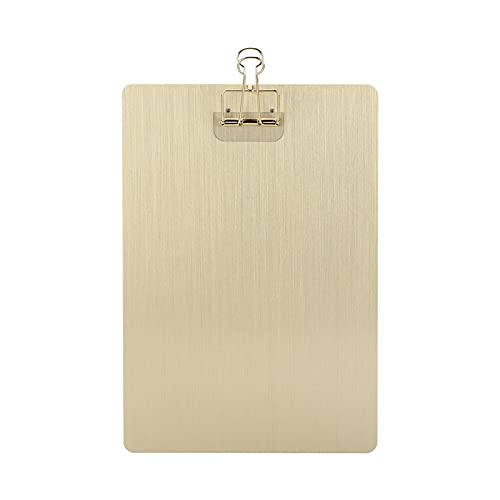 Ordner Krankenpflege Zwischenablage Zeichenbrett Metall Zwischenablage A4 Letter Size Klemmbretter Dokumentenhalter Zum Schreiben von Malerei 125 X 85 Inch[Beige] Klemmbretter von Pssopp