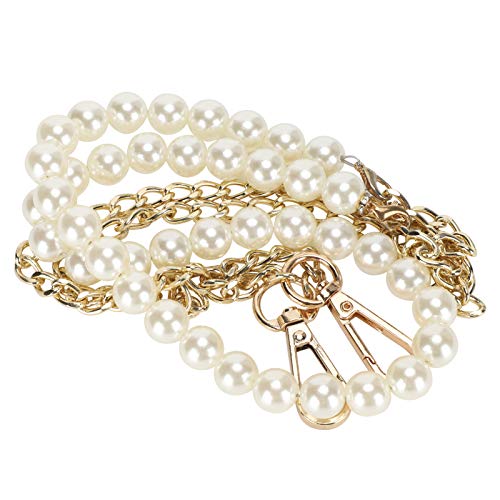 Perlen Kette Trageriemen Tasche Kette Pearl Griffkette Ersatz Tasche Kette für Damen Taschen Geldbörse Handtaschen Schultertaschen Umhängetasche Perlen Kette Trageriemen Tasche Kette Pearl Griffkette Ersatz Tasche Kette für Damen Taschen Geldbörse Handtaschen Schultertaschen Umhängetasche von Pssopp