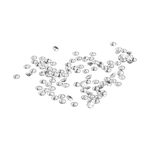 Pssopp 100 Stücke Acryl Diamanten Strass Transparente Mini Kristall Edelsteine ​​​​für DIY Handwerk Schmuck Kleidung Dekoration[2mm] Transferpapier von Pssopp