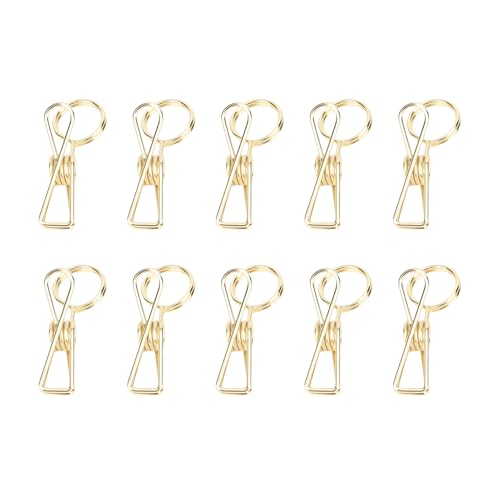 Pssopp 10pcs Place -Kartenhalter, Eisentischnummer Halter für Restaurantsfoto -Bildbüro in Restaurants (GOLD) von Pssopp
