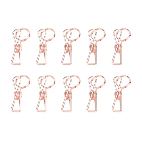Pssopp 10pcs Place -Kartenhalter, Eisentischnummer Halter für Restaurantsfoto -Bildbüro in Restaurants (Roségold) von Pssopp