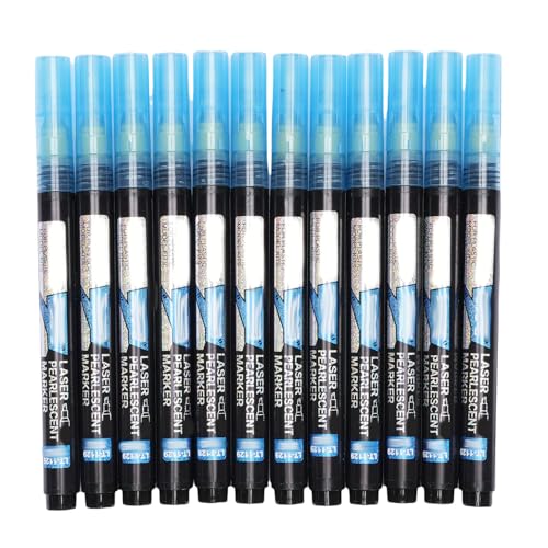 Pssopp 12pcs Art Marker Stift, Kartenherstellung Metallic Shimmer Marker Stift Glitzer Marker für Modellfärbung Malvorlage Handwerk Pssopp 12pcs Art Marker Stift, Kartenherstellung Metallic Shimmer Marker Stift Glitzer Marker für Modellfärbung Malvorlage Handwerk von Pssopp