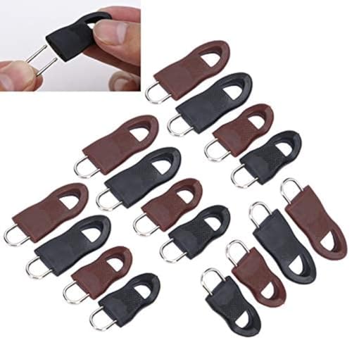 Pssopp 16Sets Universal Abnehmbarer Reißverschluss Abzieher Set Reißverschluss Reparatur Zuglasche Ersatz Reißverschluss Tags für Gepäckjacke Rucksack Koffer Zubehör Pssopp 16Sets Universal Abnehmbarer Reißverschluss Abzieher Set Reißverschluss Reparatur Zuglasche Ersatz Reißverschluss Tags für Gepäckjacke Rucksack Koffer Zubehör von Pssopp
