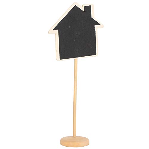 Pssopp 20pcs Mini -Tafelschilder, Blackboard -Platzkarten mit Staffelei, Kleine Rechteck -Kreideplätze für Hochzeiten, Gartendekorationen und Bürogebrauch von Pssopp