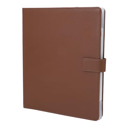 Pssopp A4 Music Binder 3 Ring -Noten -Ordner mit Seitenzahlen Elastizität Band für Klavierorganisatoren Studenten Musiker (BROWN) von Pssopp