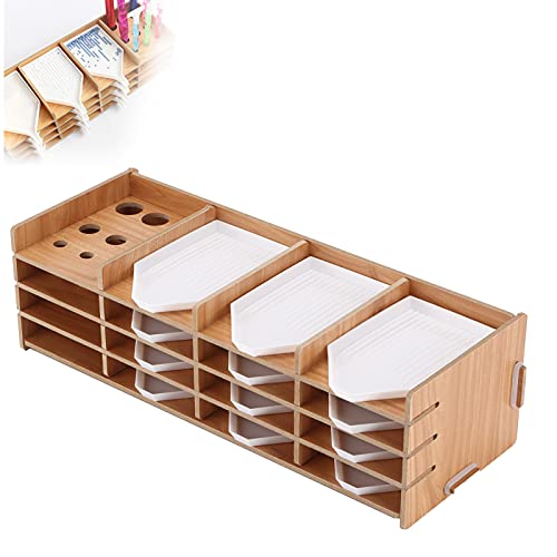 Pssopp Diamond Painting Aufbewahrungstablett, Holz Diamond Painting Tablett Organizer Multi-Layer Synthetic Wood Storage Organizer für DIY Malerei Handwerk von Pssopp