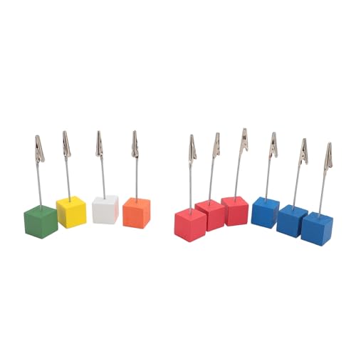 Pssopp Eleganter Tischnummer Halter Set 10 Pack Stilvolle Holzmenükarte Foto Display Halter Kompakt Tragbare Clips für Hochzeitspartys mit Buchständen Dokumenthalter Pssopp Eleganter Tischnummer Halter Set 10 Pack Stilvolle Holzmenükarte Foto Display Halter Kompakt Tragbare Clips für Hochzeitspartys mit Buchständen Dokumenthalter von Pssopp