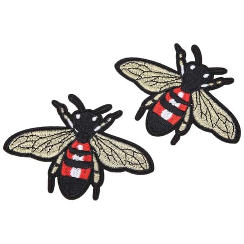Pssopp Hochwertige Süße Bienenform Stickerei, Nähdekoration DIY-Ornamente für Kleidung, Taschen, Vorhänge Pssopp Hochwertige Süße Bienenform Stickerei, Nähdekoration DIY-Ornamente für Kleidung, Taschen, Vorhänge von Pssopp
