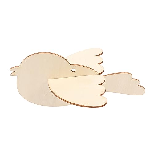 Pssopp Holz-Vogelausschnitte, 20 Stück Hängende Vogel-Rohlinge aus Holz Zum Aufhängen mit Kordeln, Vintage-Stil, Leicht zu Beizen und zu Bemalen, Holz-Vogelscheiben für DIY-Bastelarbeiten Pssopp Holz-Vogelausschnitte, 20 Stück Hängende Vogel-Rohlinge aus Holz Zum Aufhängen mit Kordeln, Vintage-Stil, Leicht zu Beizen und zu Bemalen, Holz-Vogelscheiben für DIY-Bastelarbeiten von Pssopp