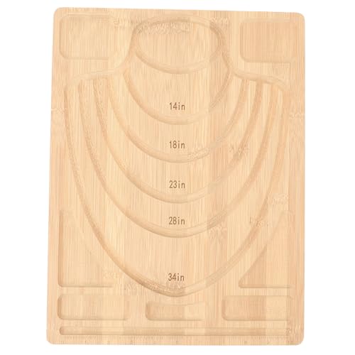 Pssopp Holzperlenbrett Zur Schmuckherstellung, Perlenplatte, Perlenbrett, Designbretter für die Herstellung von Schmuck, Armbändern und Halsketten von Pssopp