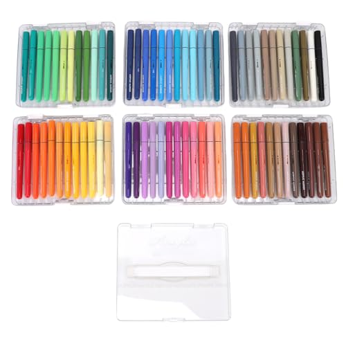Pssopp Multifunktionaler Farbmarker, Lebendige Farbpalette, die Nicht Leicht verblasst. 72 Farben Markierungsstift-Set für Holz, Leinwand, Glas, Stein, Stoff, Kartenherstellung Pssopp Multifunktionaler Farbmarker, Lebendige Farbpalette, die Nicht Leicht verblasst. 72 Farben Markierungsstift-Set für Holz, Leinwand, Glas, Stein, Stoff, Kartenherstellung von Pssopp