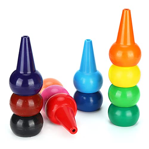 Pssopp Safe Paraffin-3D-Palmpalmen-Grip-Buntstifte, Lebendige Farbvielfalt, Sichere Ungiftige, 12 Farben Zur Verbesserung der Kreativität Pssopp Safe Paraffin-3D-Palmpalmen-Grip-Buntstifte, Lebendige Farbvielfalt, Sichere Ungiftige, 12 Farben Zur Verbesserung der Kreativität von Pssopp