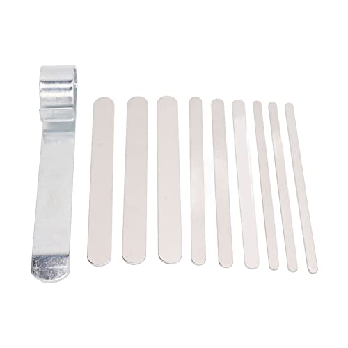 Pssopp Stahlarmband-Biegestab-Kit, Hochfestes Armband-Biegewerkzeug aus Legiertem Stahl mit 9 Aluminiumstangen-Armbandbiegern Zum Stanzen und DIY-Armbandherstellung Pssopp Stahlarmband-Biegestab-Kit, Hochfestes Armband-Biegewerkzeug aus Legiertem Stahl mit 9 Aluminiumstangen-Armbandbiegern Zum Stanzen und DIY-Armbandherstellung von Pssopp