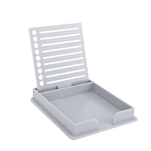 Pssopp Sticky Note Schablone und Halterset, Line -Schablone und Halter -Wiederverwendbarer Organisator für Büro und Zuhause (grau) von Pssopp